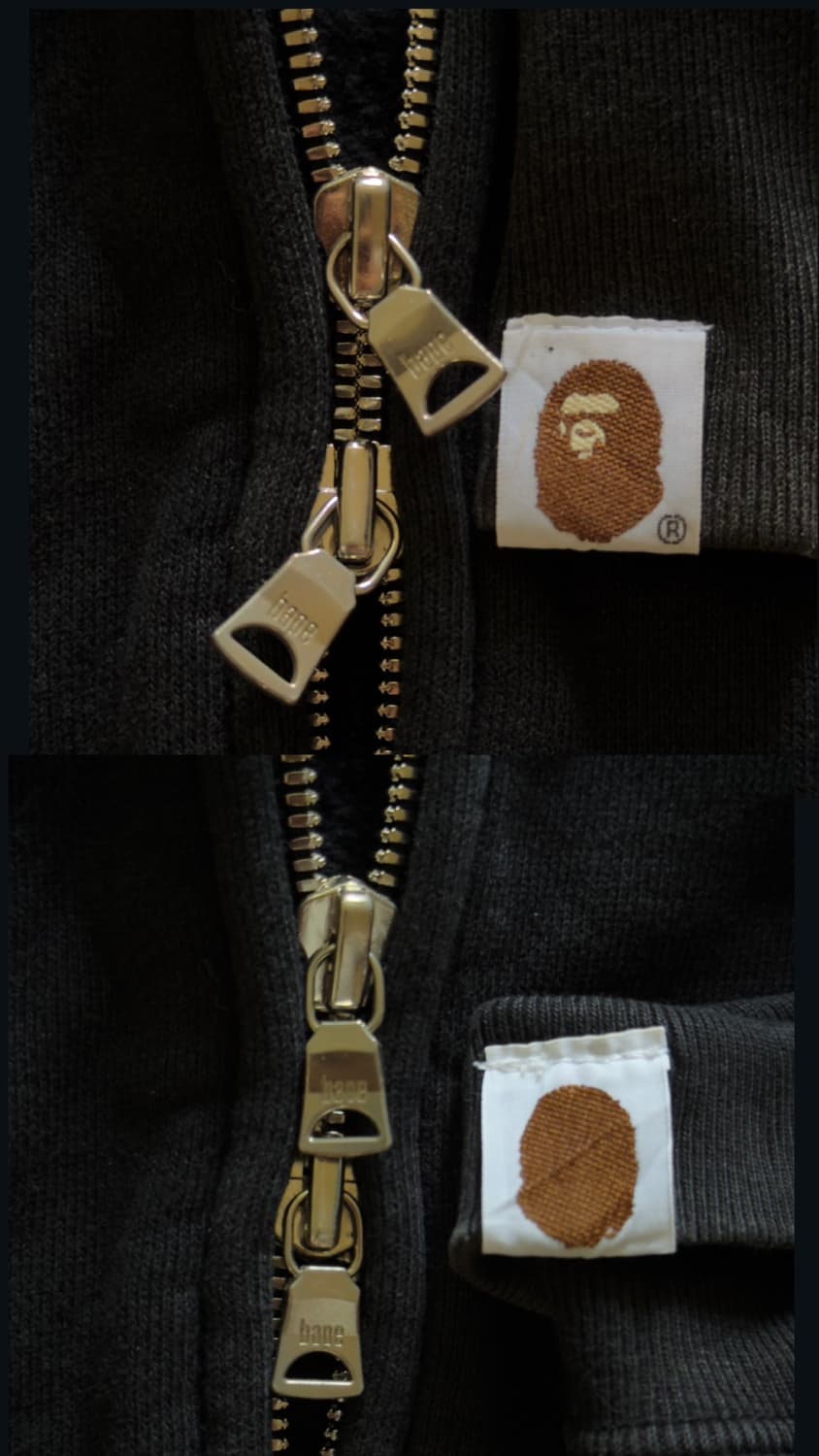 00s BAPE x KAWS Mod Taget logo 후드 풀집업 상품이미지8