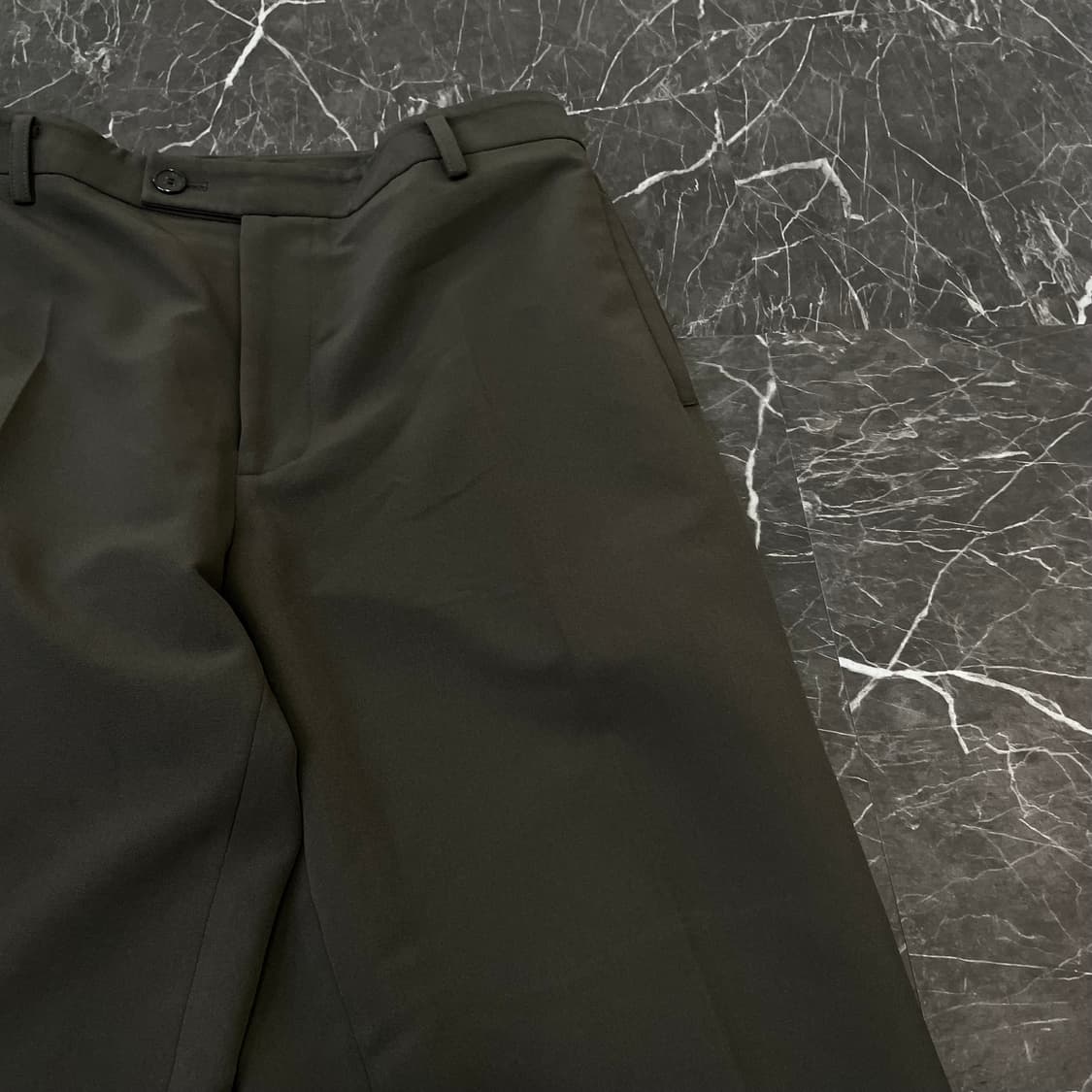 36in 우영미 솔리드옴므 나일론 스판 와이드 슬랙스 상품이미지6