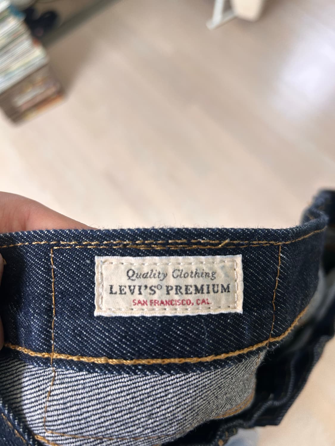 리바이스 578 배기진 생지 데님 팬츠 34/32 상품이미지3