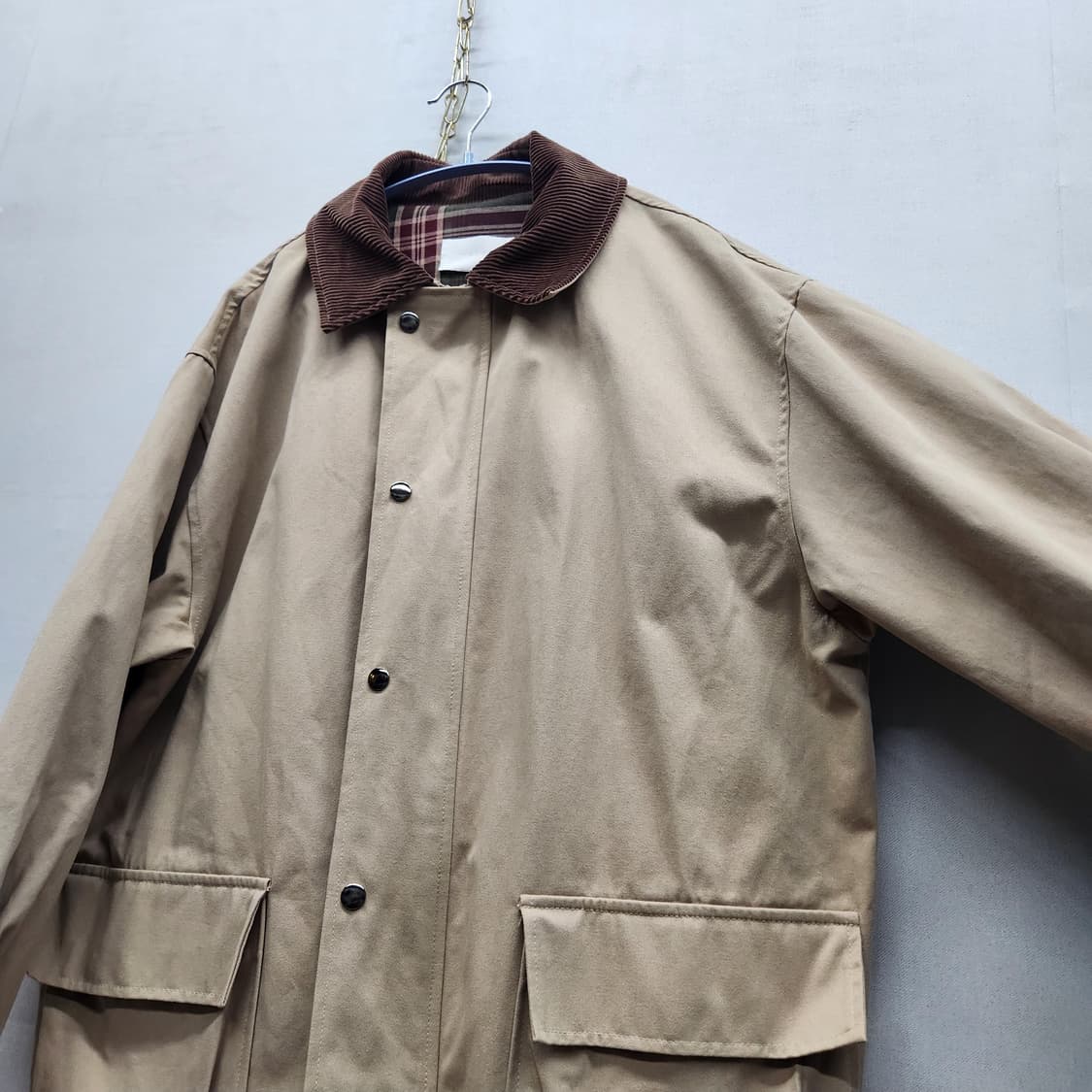 빈티지 카라 코듀로이 헌팅자켓 XL 상품이미지3