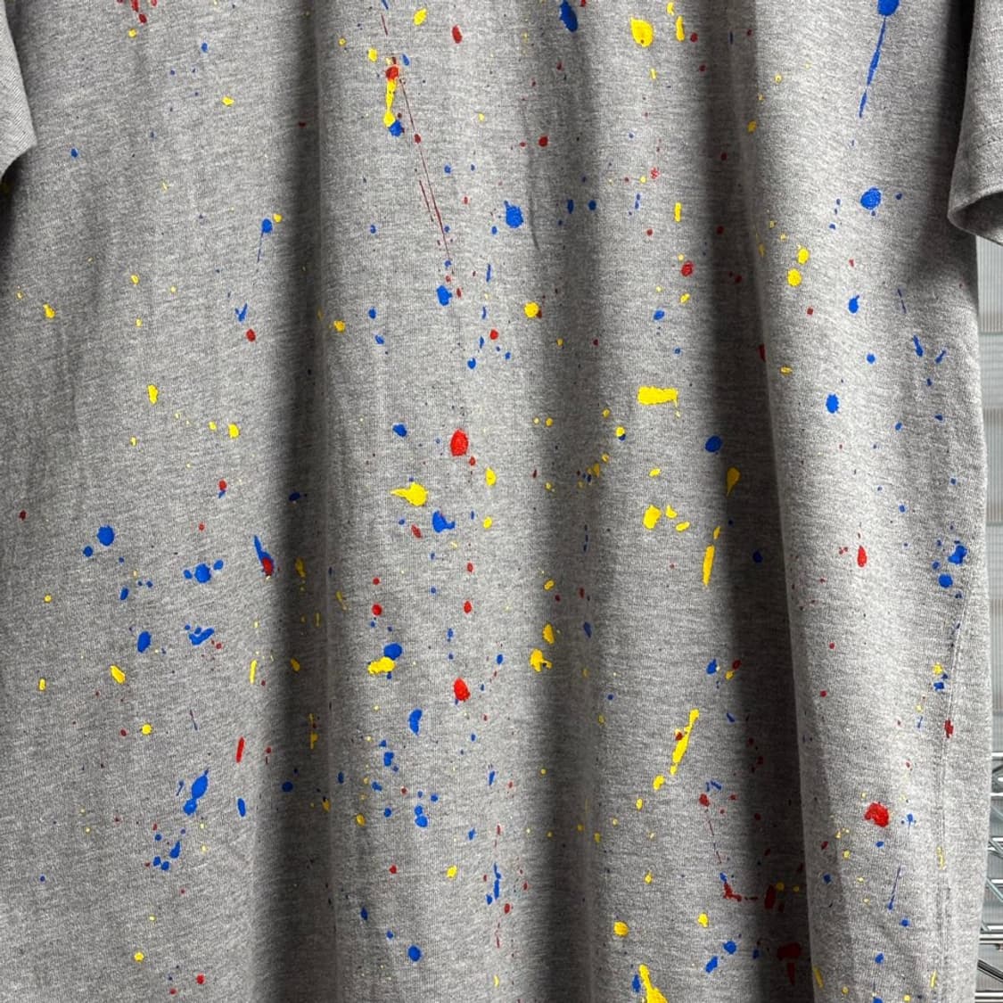 L) 꼼데가르송 옴므 페인팅 반팔 티셔츠 상품이미지2