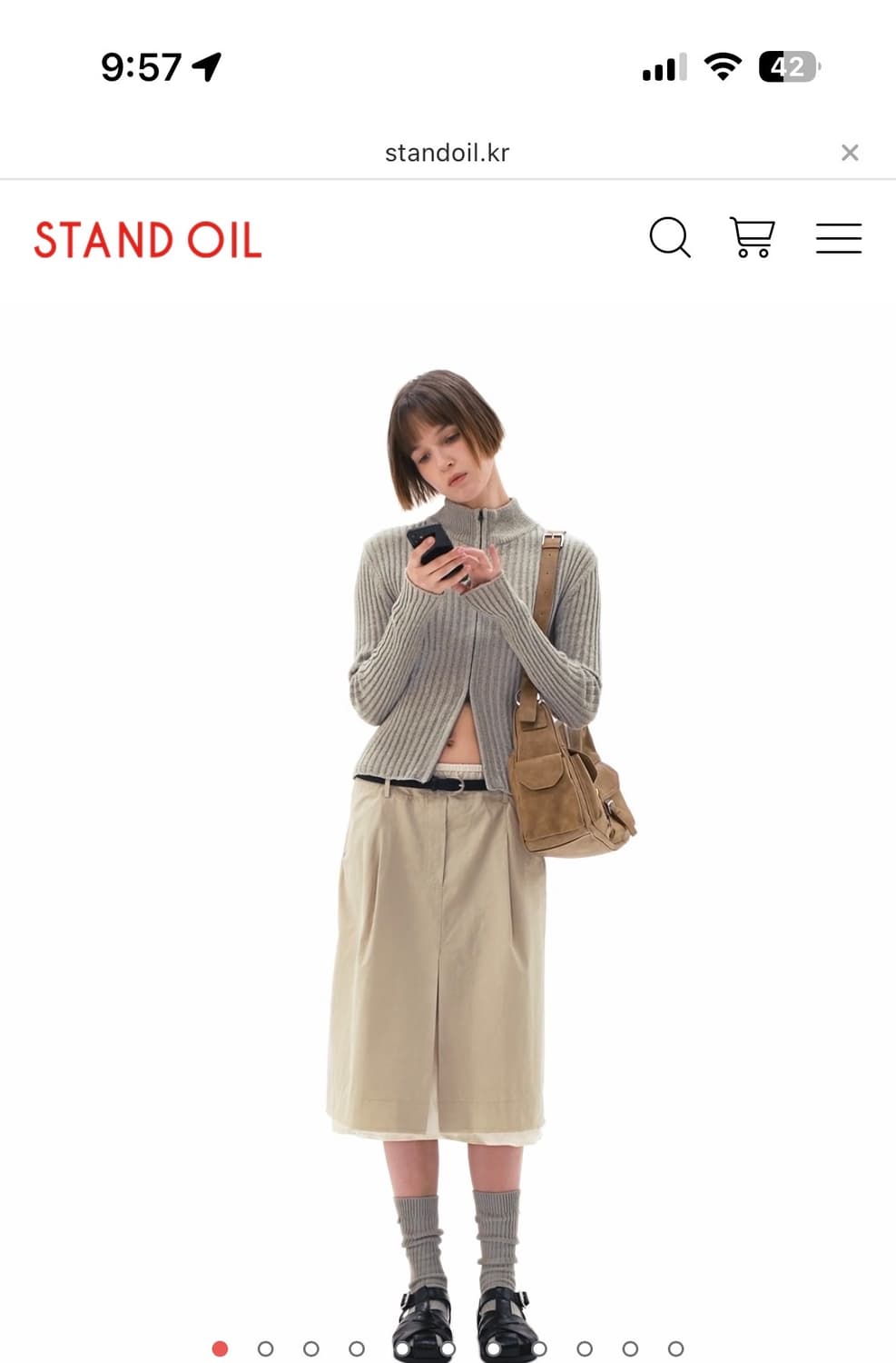 스탠드 오일 Joey Bag · 조이백 / 카멜 상품이미지2