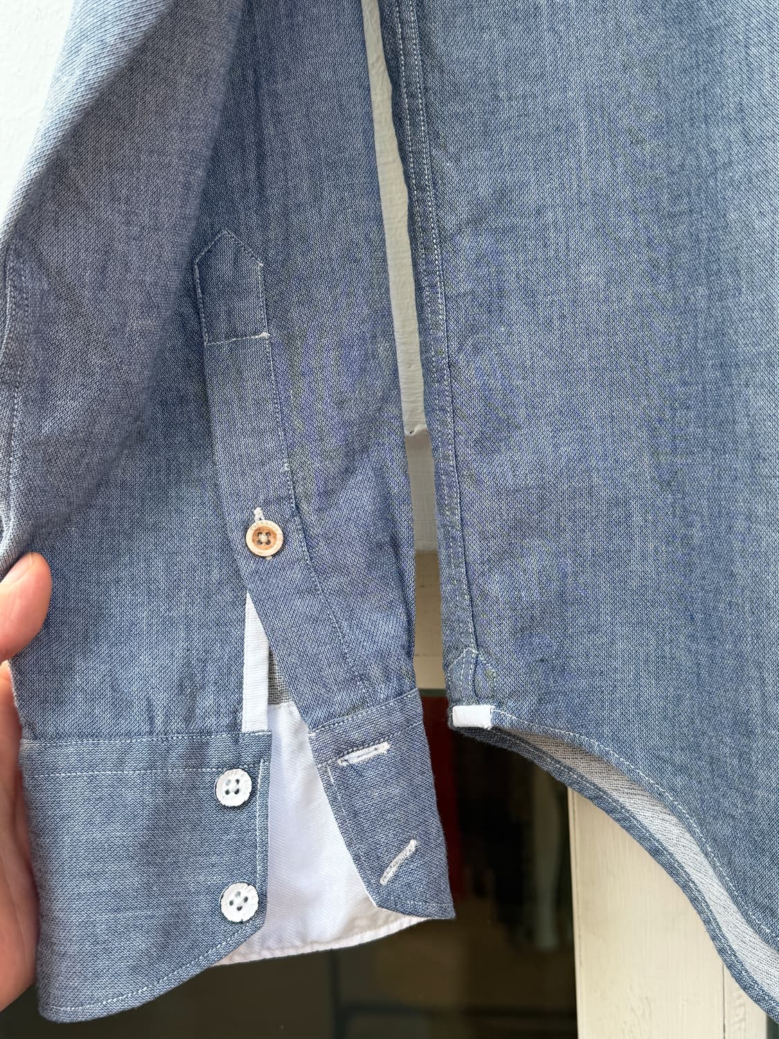 Rag&Bone 래그앤본 슬림핏 코튼 셔츠 L 상품이미지4