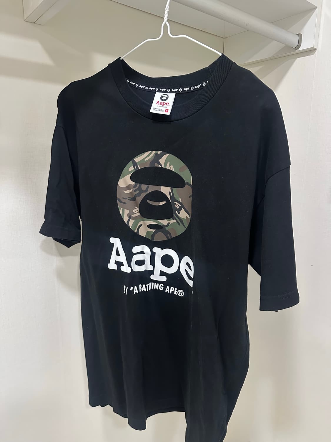 에이프 반팔 블랙 상품이미지1