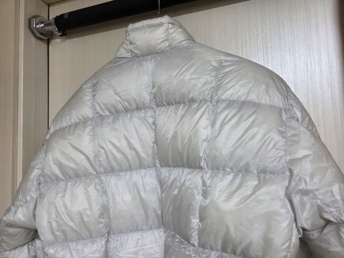 몽벨 슈페리어 800 경량 다운 자켓 라이트그레이 l사이즈 새제품 상품이미지2