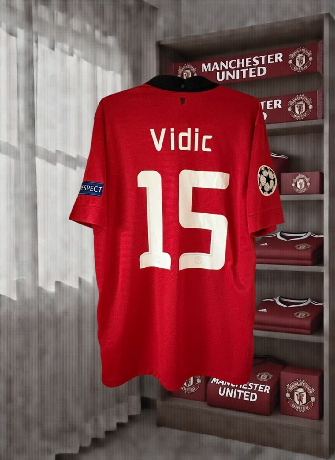 13-14 맨체스터유나이티드 홈 비디치 유니폼 정품 상품이미지1