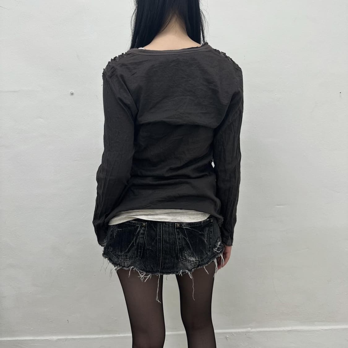 Y2K textured detail button-up jacket 상품이미지4