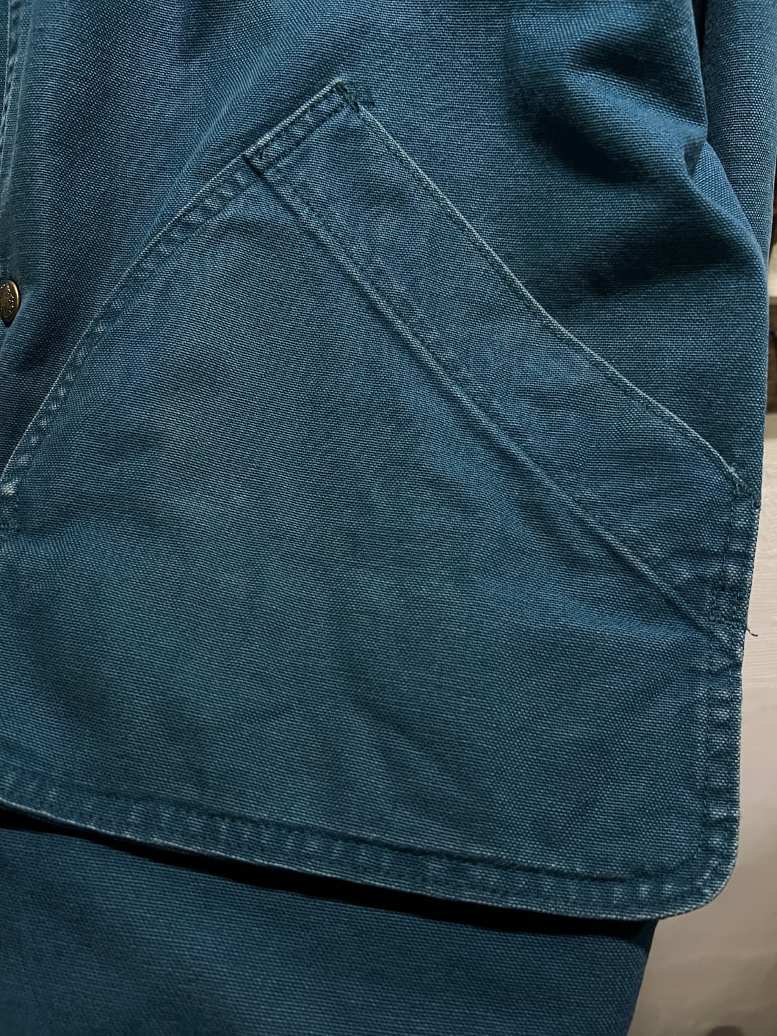 [XL]90's 울리치 USA Made 블랭킷 라이닝 그린 헌팅 자켓 상품이미지3