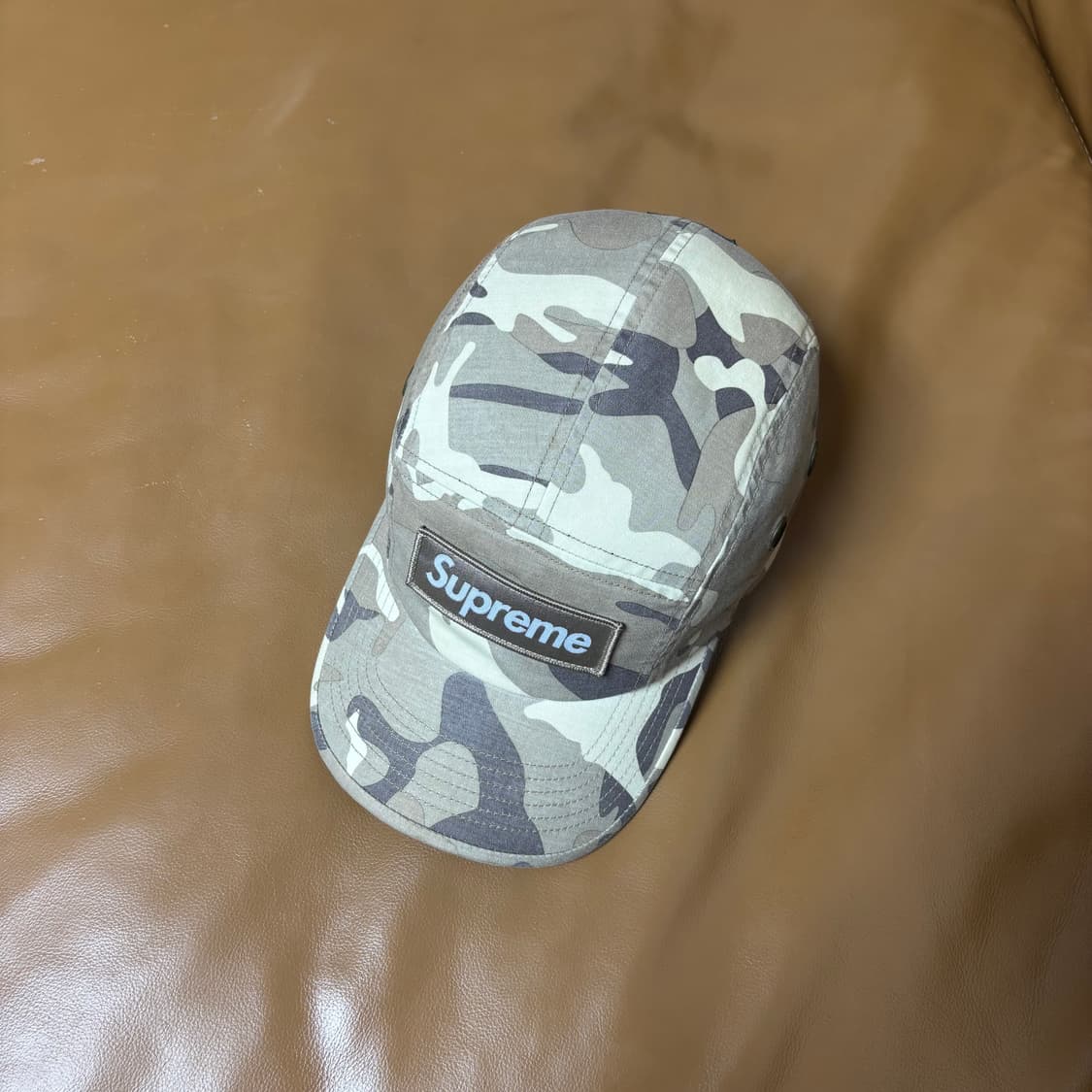 슈프림 캠프캡 모자 박스로고 23ss 밀리터리 카모 스톤 상품이미지6