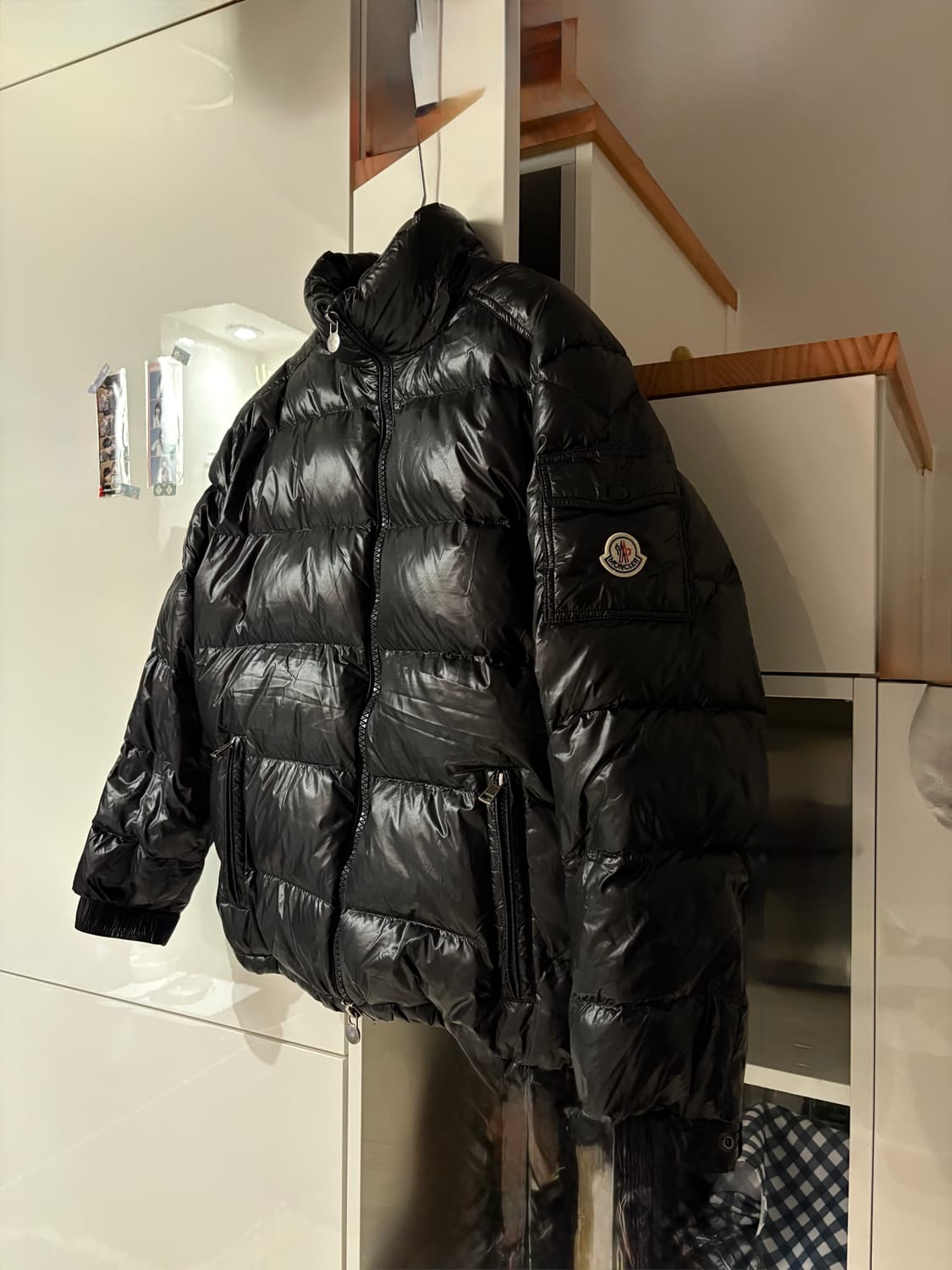 정품(2) 몽클레어 마야 다운 패딩 자켓 블랙 상품이미지3