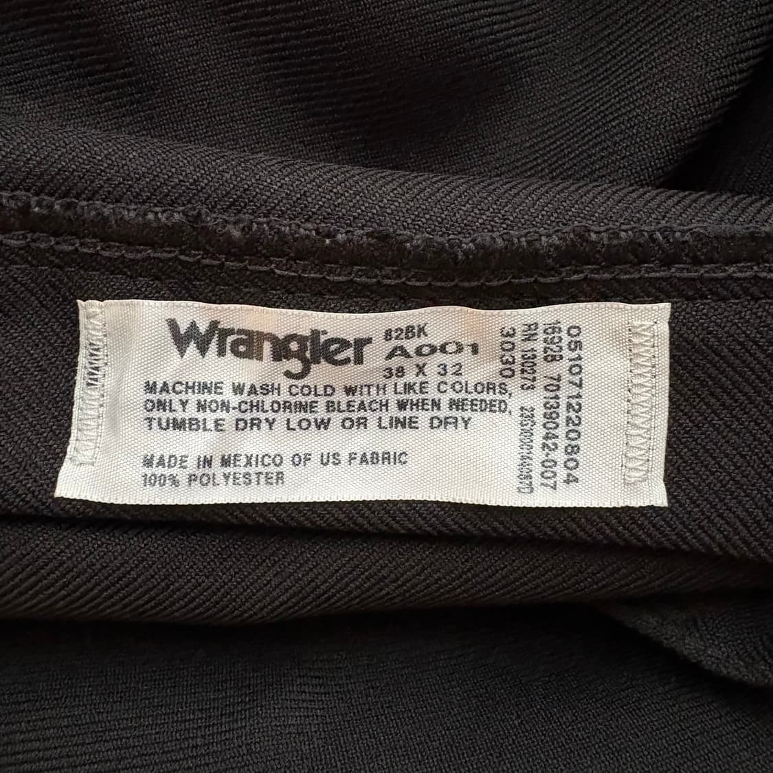 랭글러 Wrangler 블랙 부츠컷 트라우저 상품이미지7