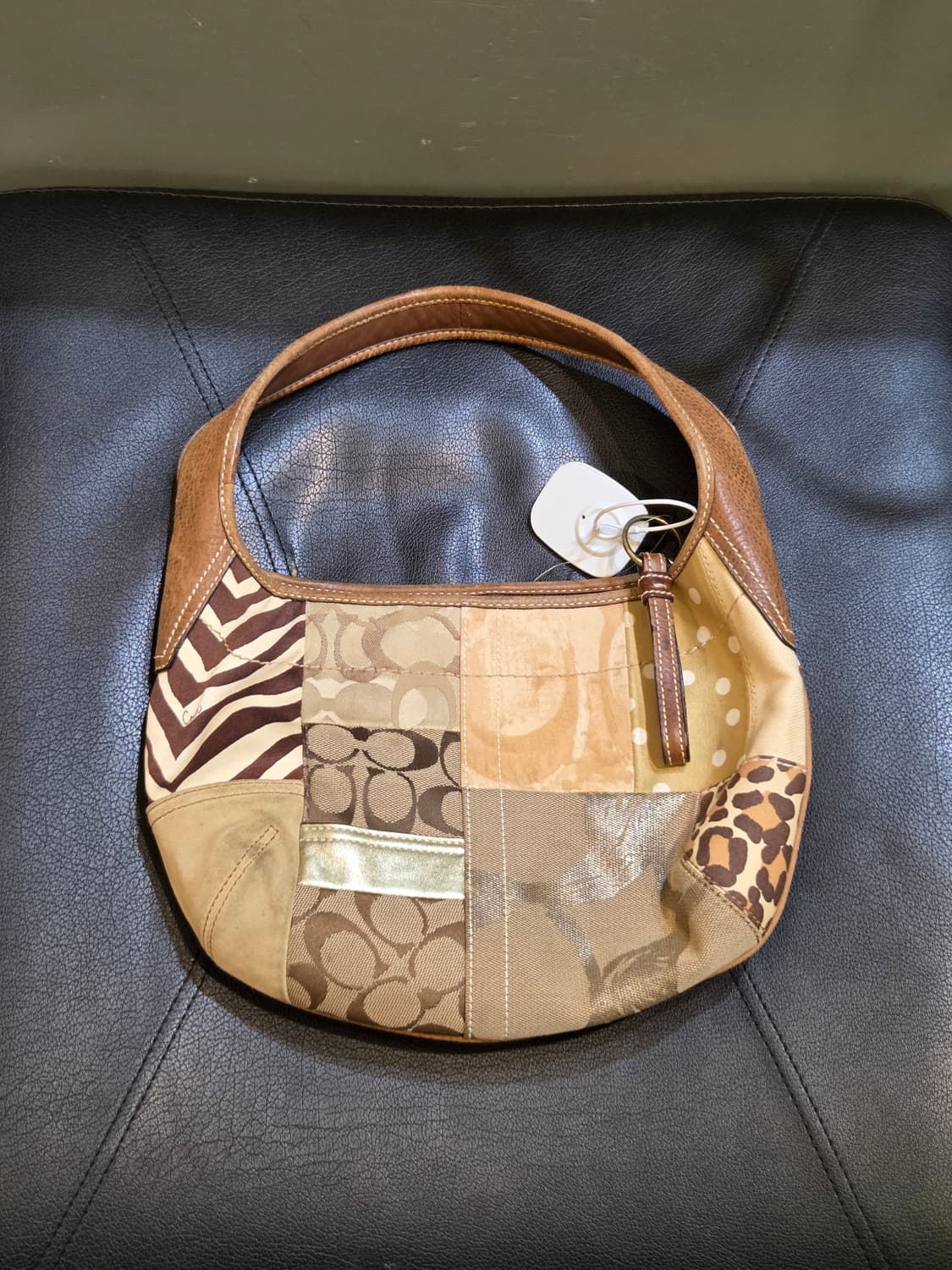 Coach 코치 레오파드 패치 토트백 상품이미지2