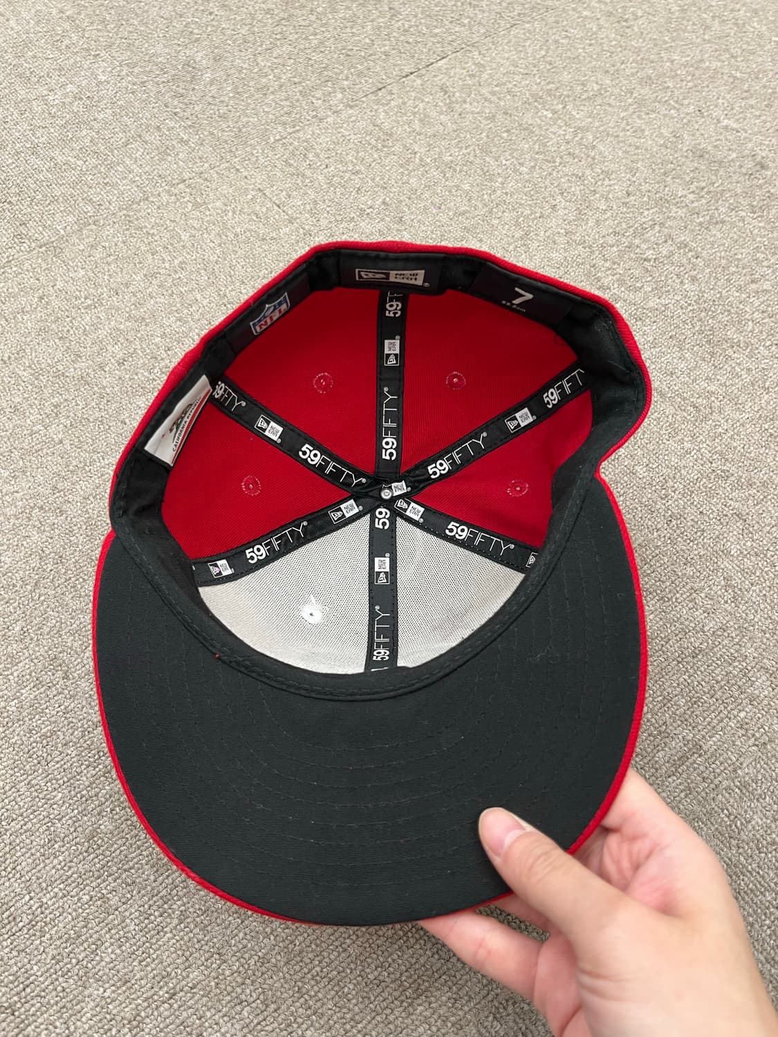 Newera red cap 상품이미지6
