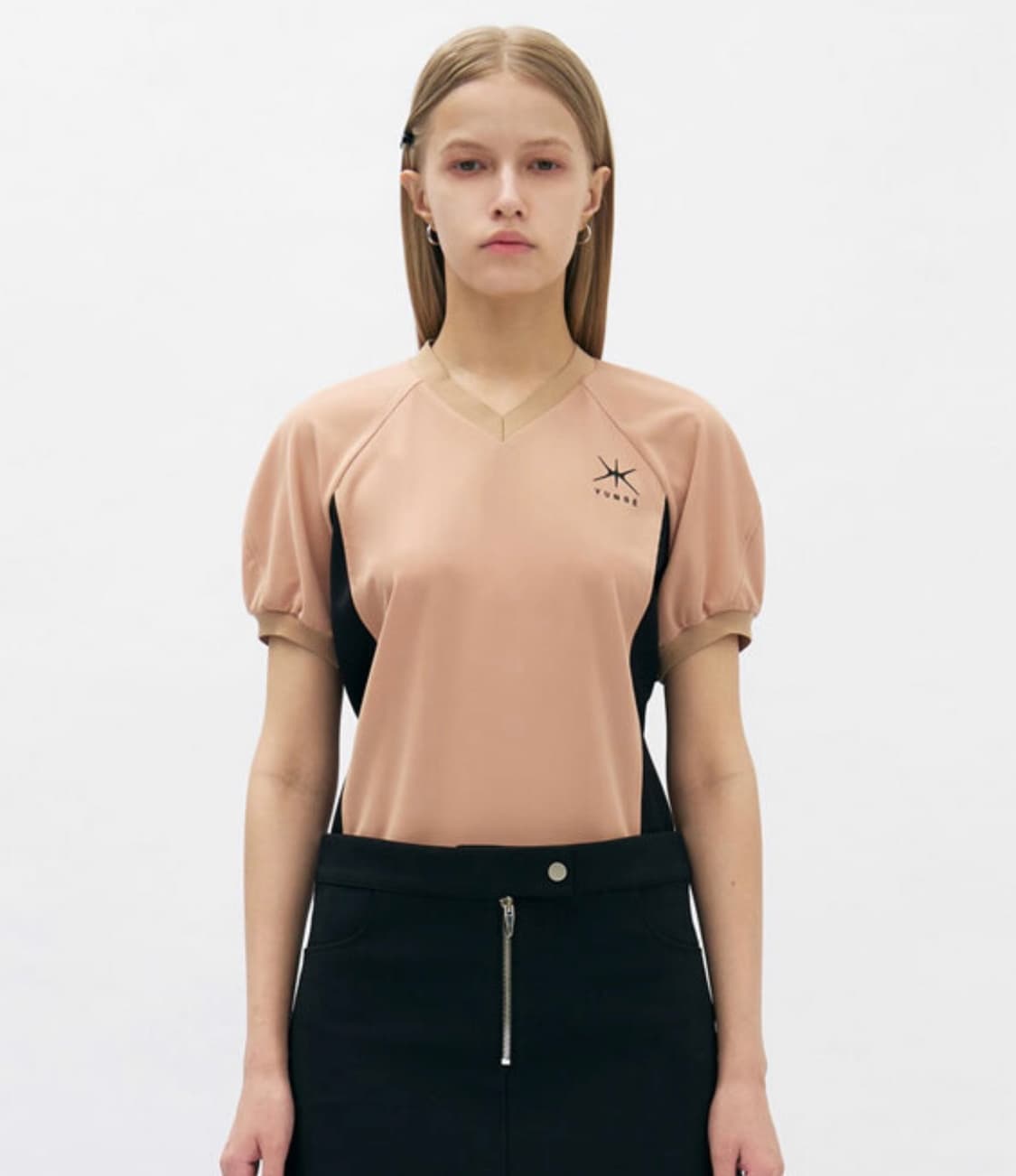 윤세 베이지 저지 티셔츠 상품이미지1