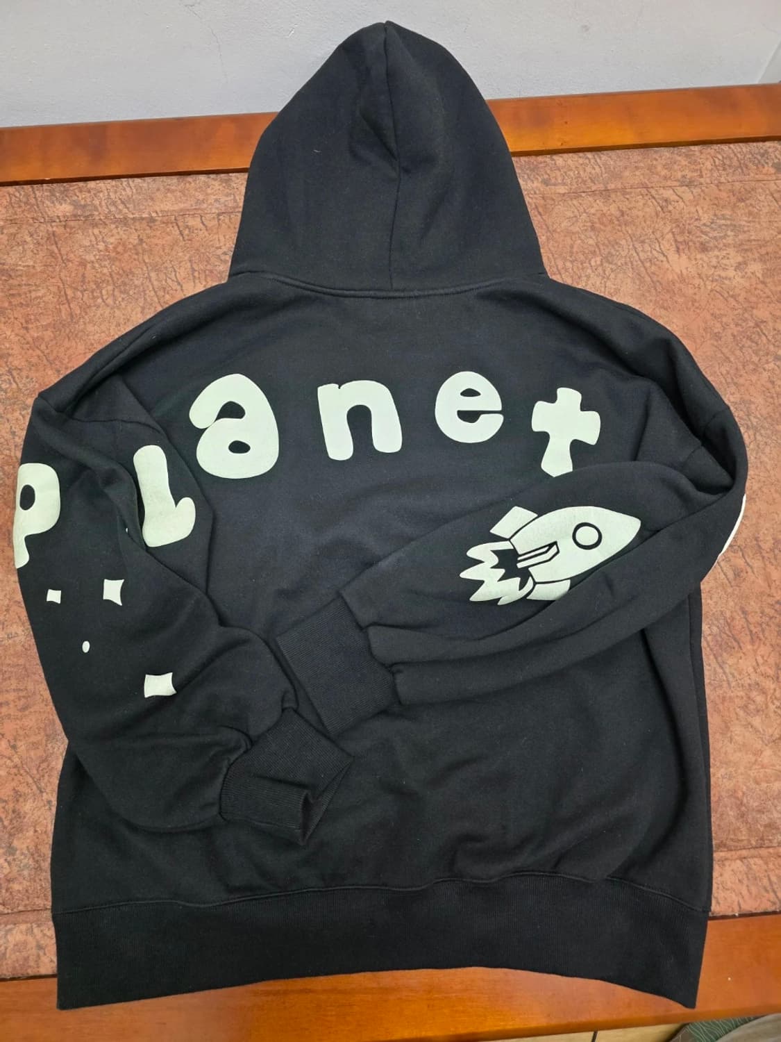 해피플래닛테마파크 오버핏 기모 후드티 L 상품이미지6