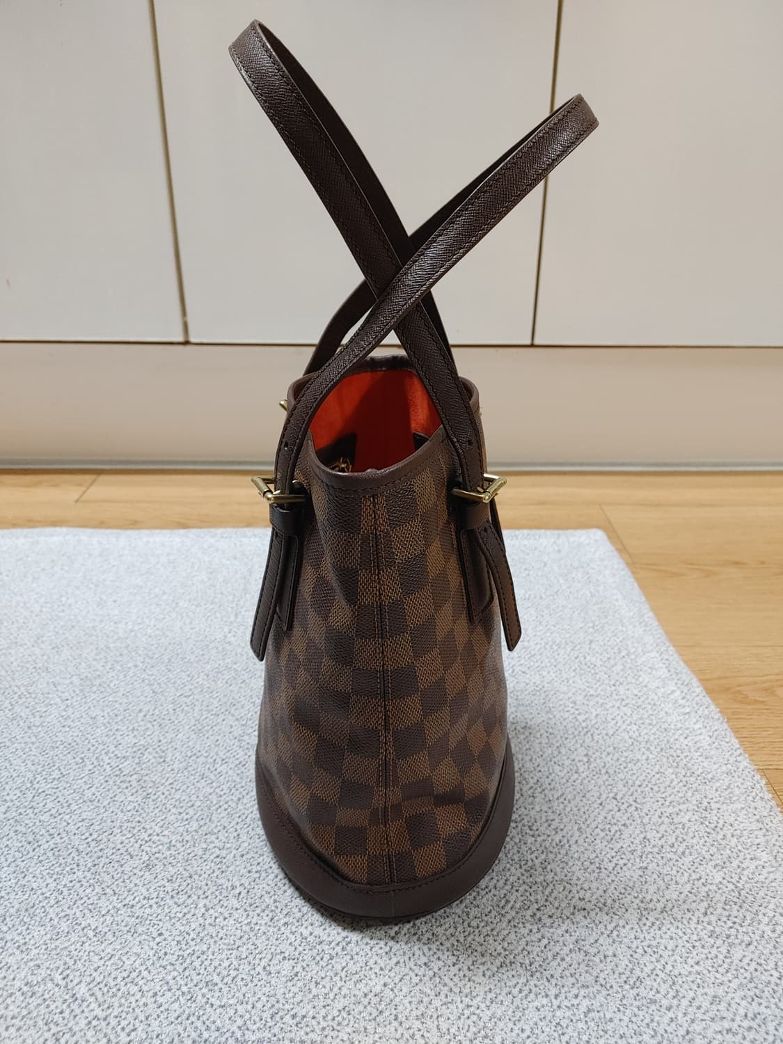 정품 클래식 루이비통 다미에 쁘띠 버킷백 토트백 숄더백 상품이미지3