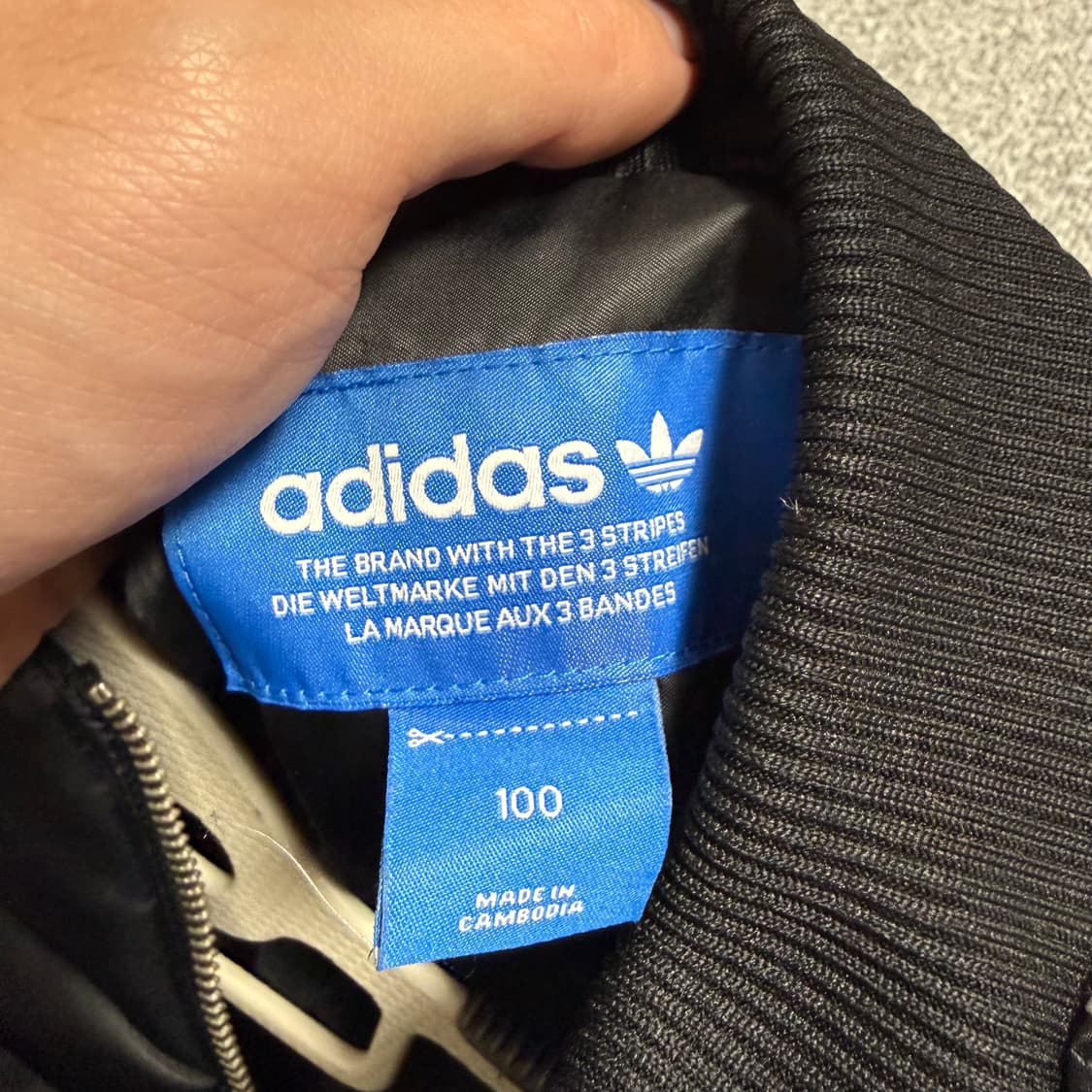 아디다스 파이어버드 퀄팅 봄버 자켓 블랙 100 상품이미지3