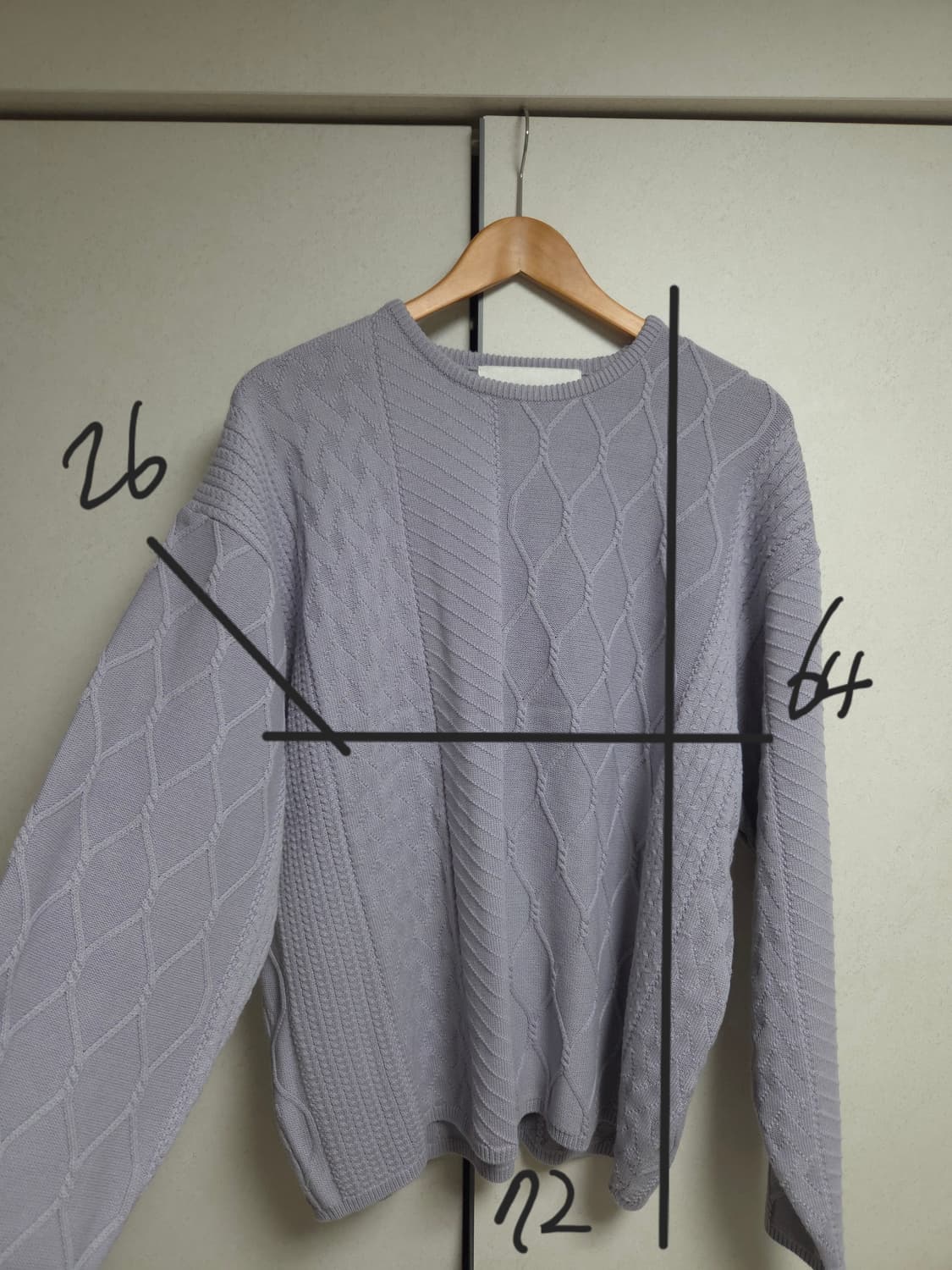 새상품) 세터 satur 메시나 케이블 니트 상품이미지2