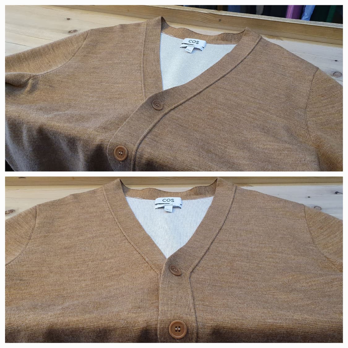 (새상품)100.COS 헤비울 가디건 상품이미지4