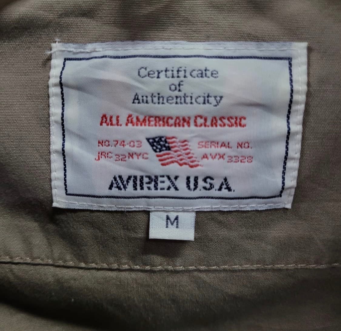 아비렉스 워크자켓 상품이미지5