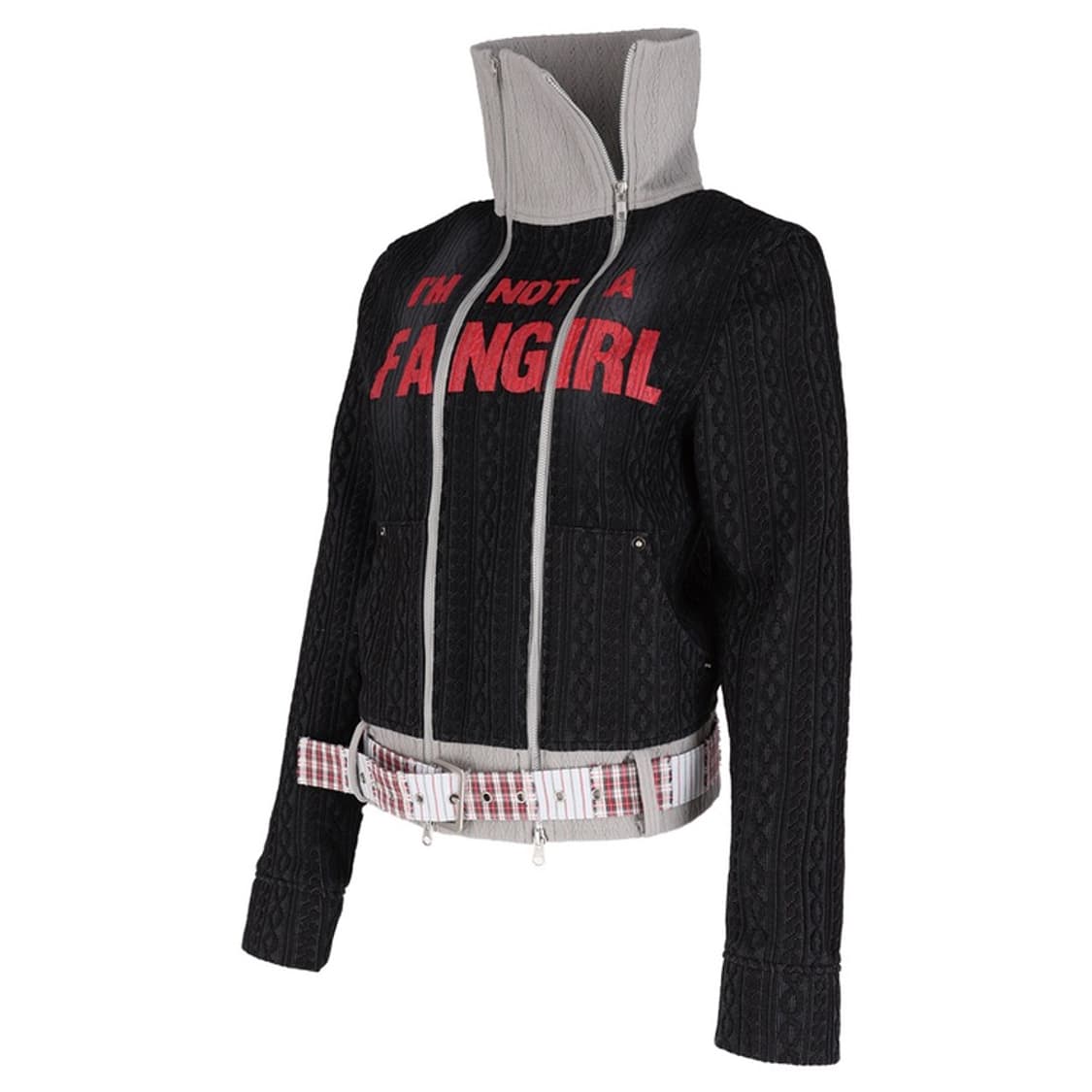 혼쿄 Not A Fangirl 2-Way Zip-Up Jacket  상품이미지2