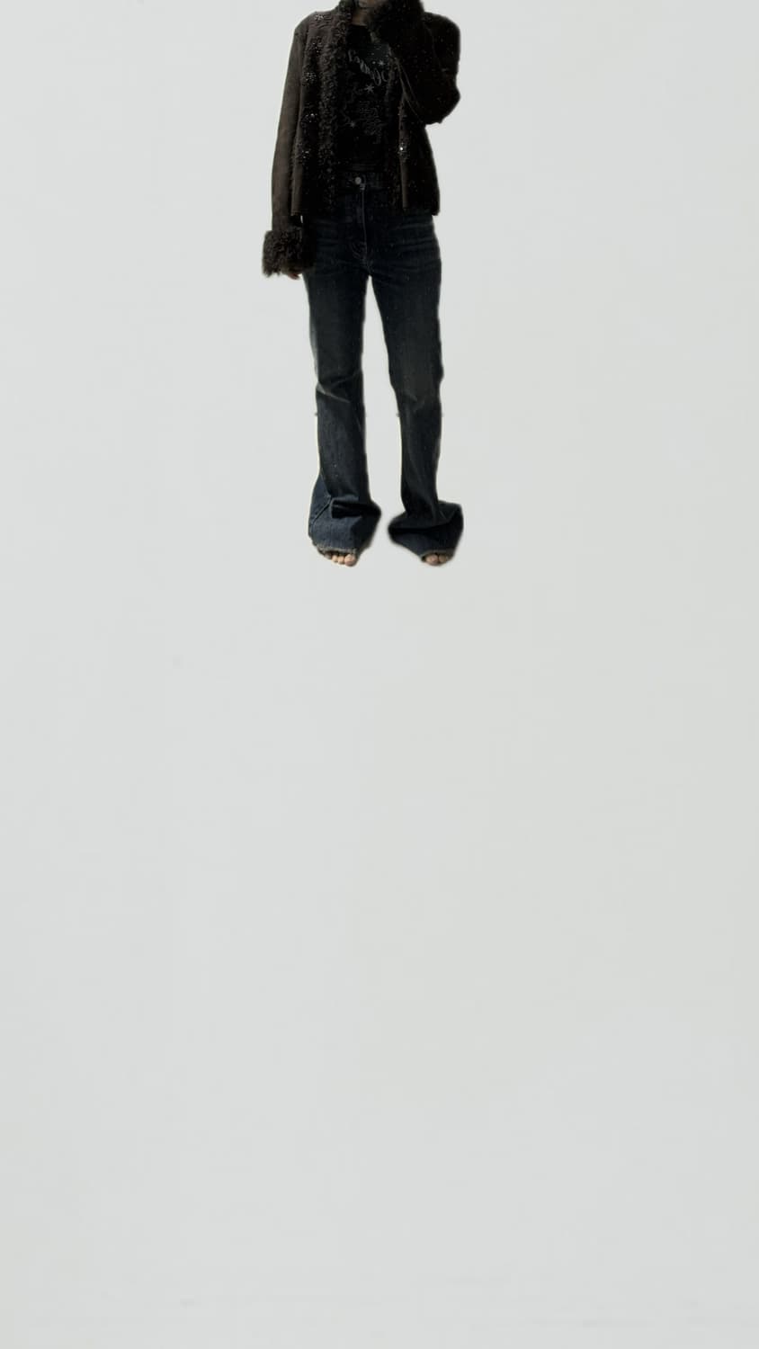 빈티지 브라운 무스탕 자켓 상품이미지4