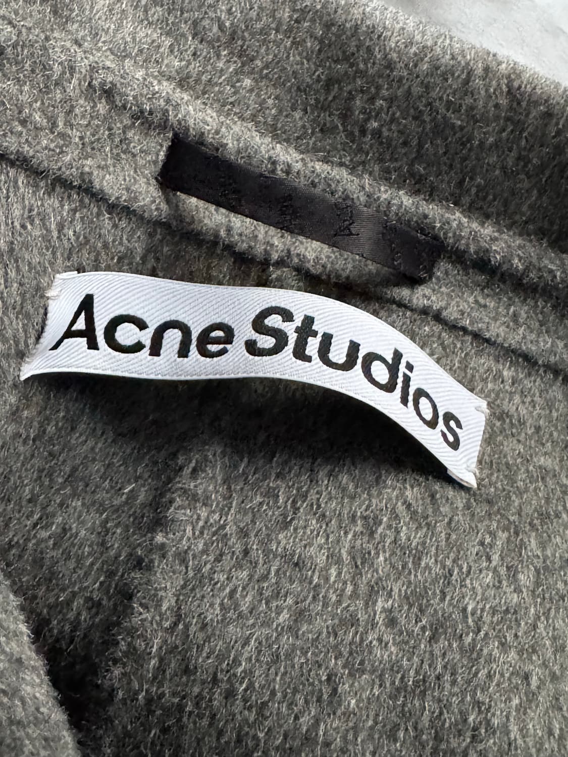 [48] 아크네 스튜디오 싱글브레스트 울 코트 상품이미지3