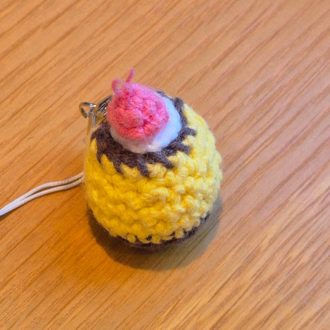 핸드메이드 뜨개 푸딩 Keyring 상품이미지1