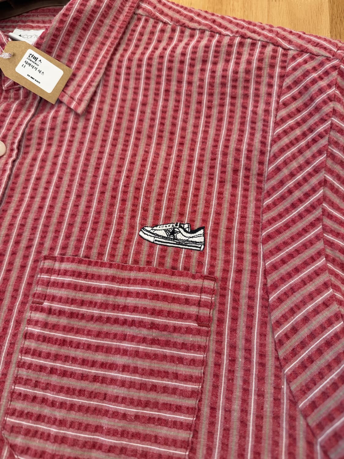 컨버스 시어서커 셔츠 상품이미지1