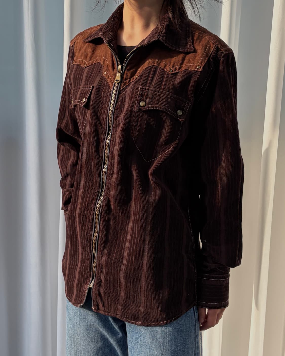 [M]IKKA 재팬 코듀로이 웨스턴 집업 자켓 상품이미지2