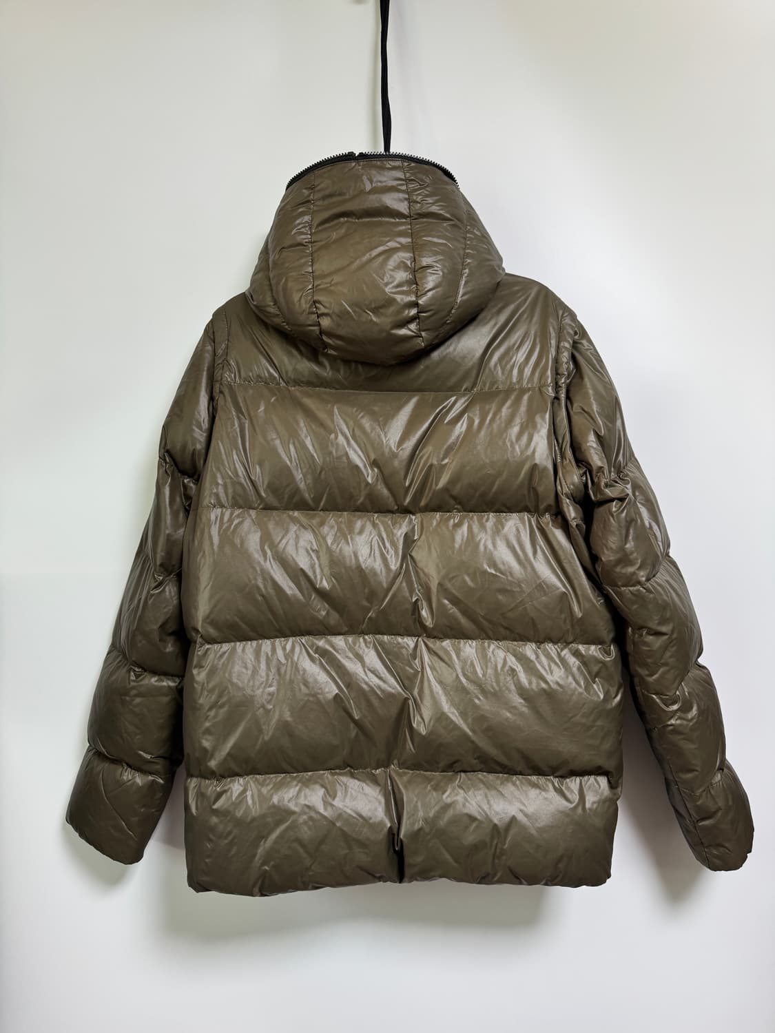 일본 BEAMS HEART 패딩 L 카키 상품이미지6