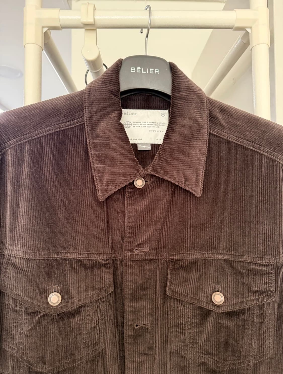 [Belier] 코듀로이 트러커 자켓-브라운 상품이미지2
