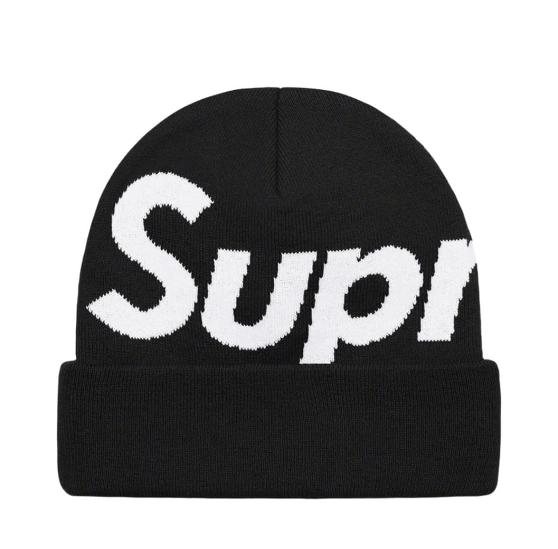 슈프림 빅 로고 비니 블랙 상품이미지1