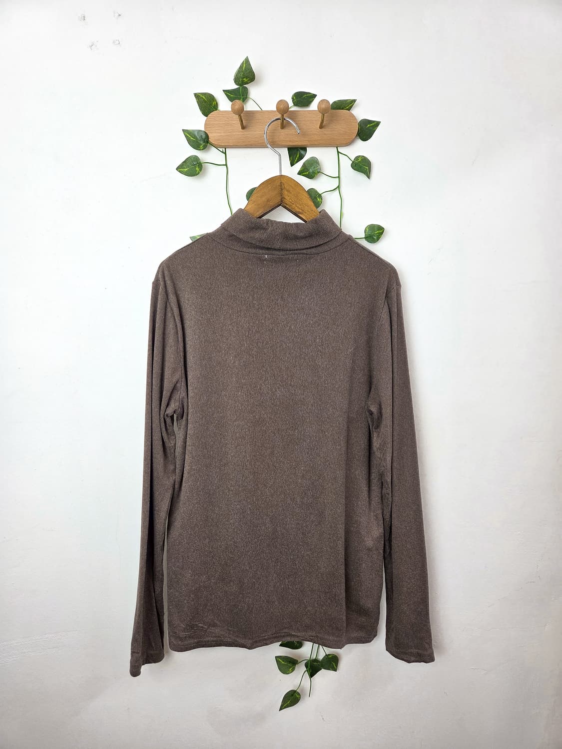 초코브라운 목폴라 슬리브 상품이미지4