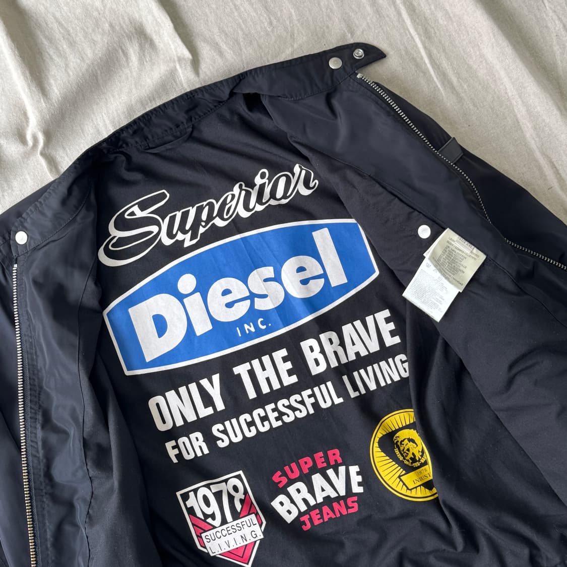 디젤 나일론 바이커 자켓 XXL 상품이미지5