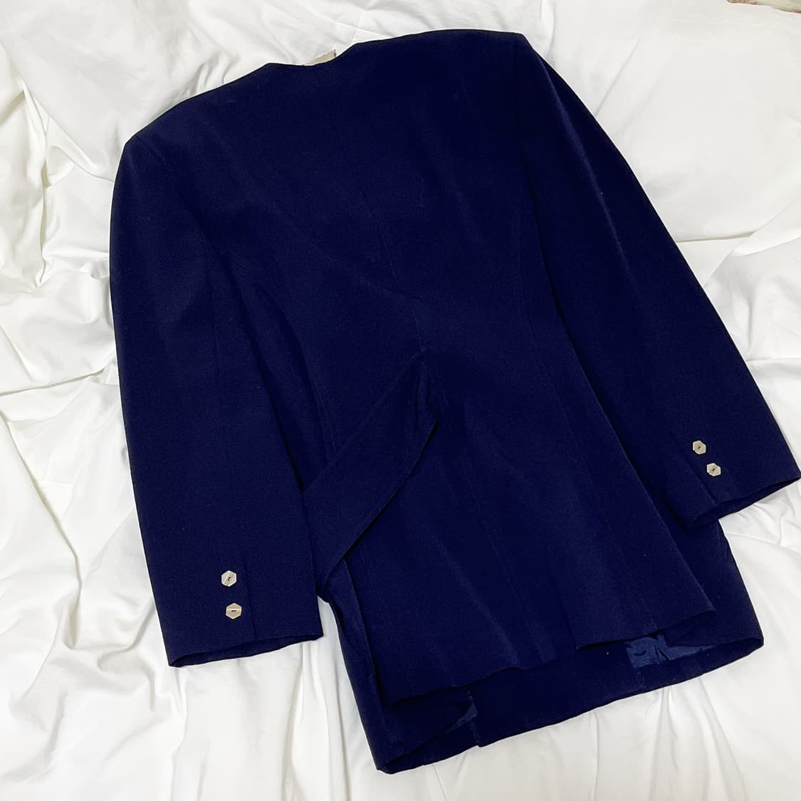 빈티지 ) paco rabanne 파코라반 네이비자켓 상품이미지4