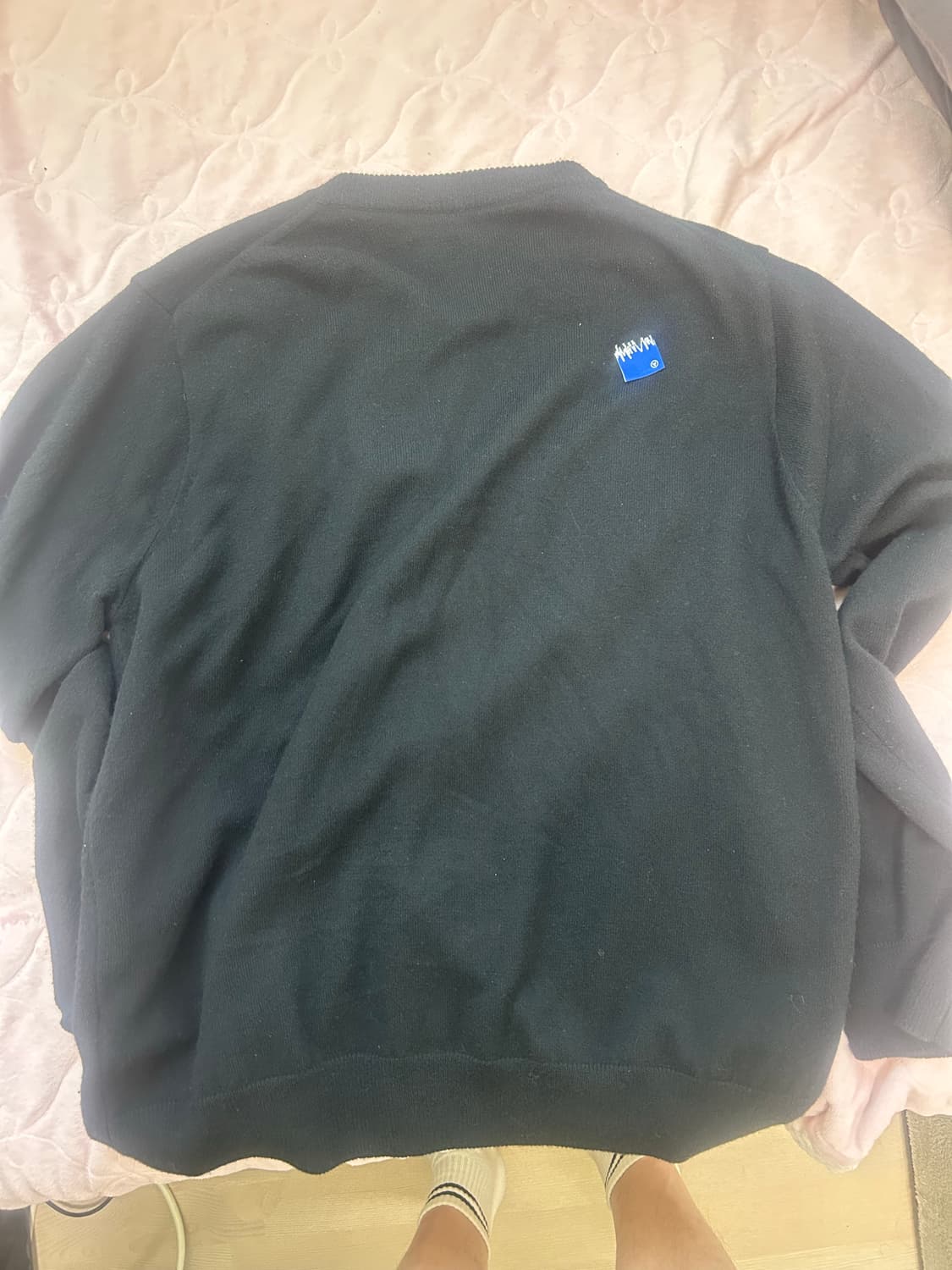 아더에러 시그니피컨트 TRS/BL 태그 가디건 02 블랙 상품이미지2