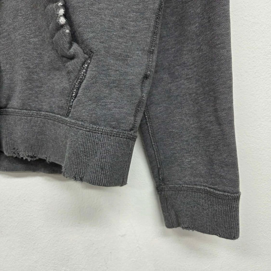 아베크롬비 y2k 올드스쿨 스웻 후드집업 희귀져지(M) 상품이미지6