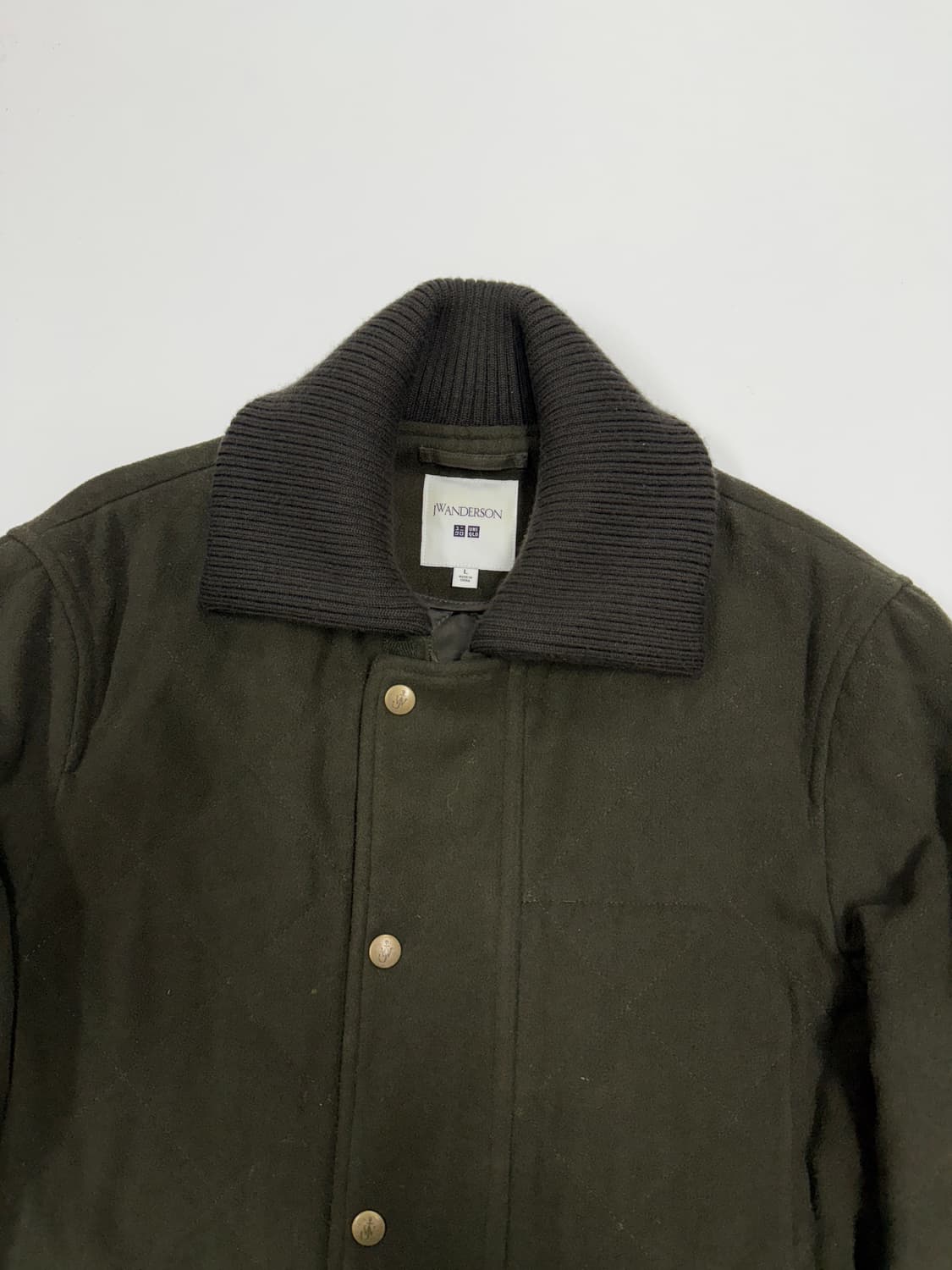 JW앤더슨X유니클로 카키 모 자켓 상품이미지3