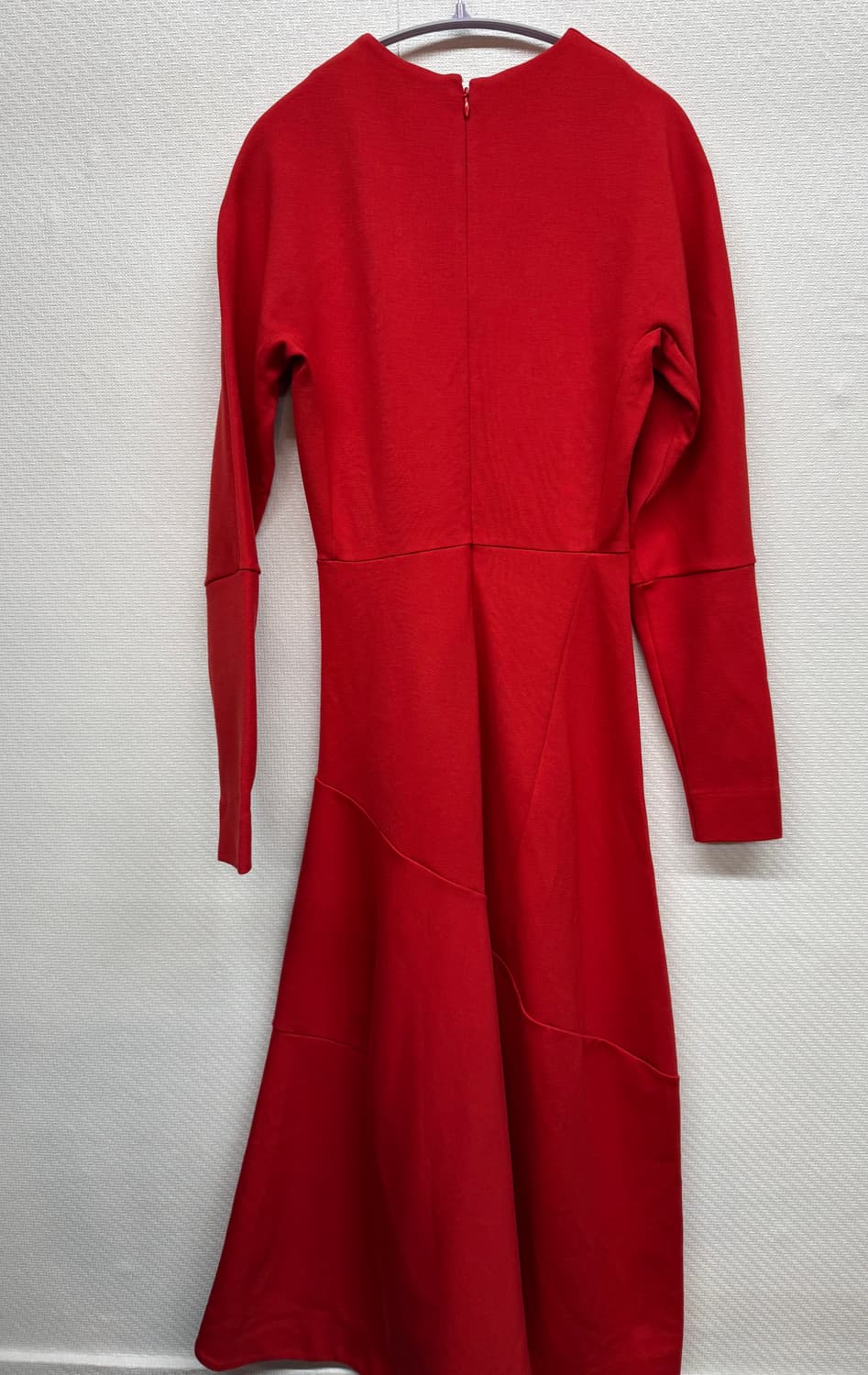 새상품 COS 코스 레드 롱 원피스 32(44) 상품이미지3