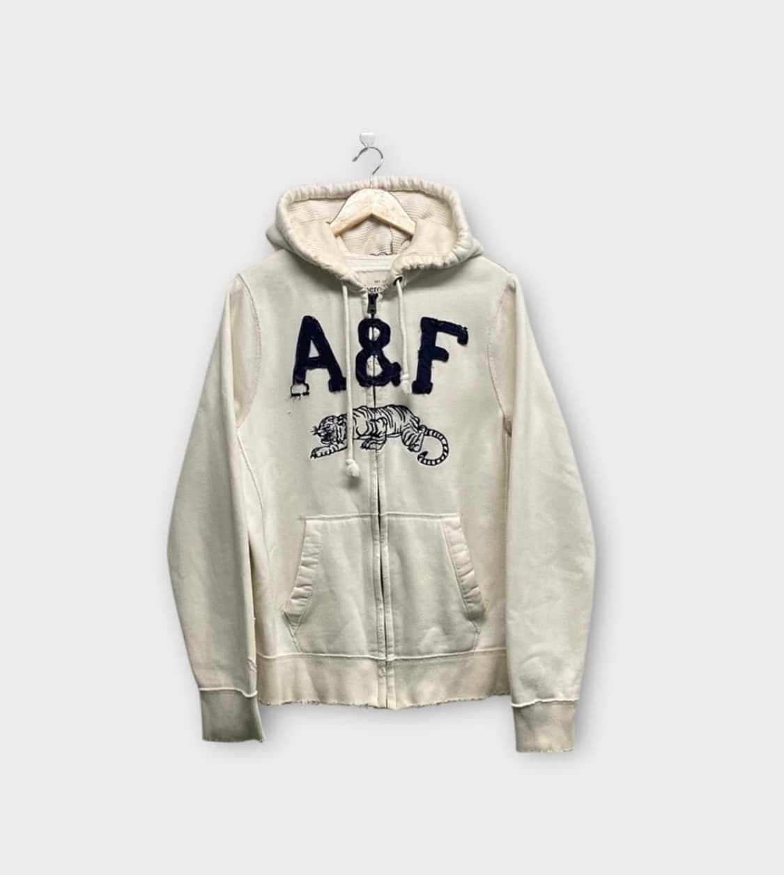 아베크롬비 호랑이 자수 후드집업 상품이미지1