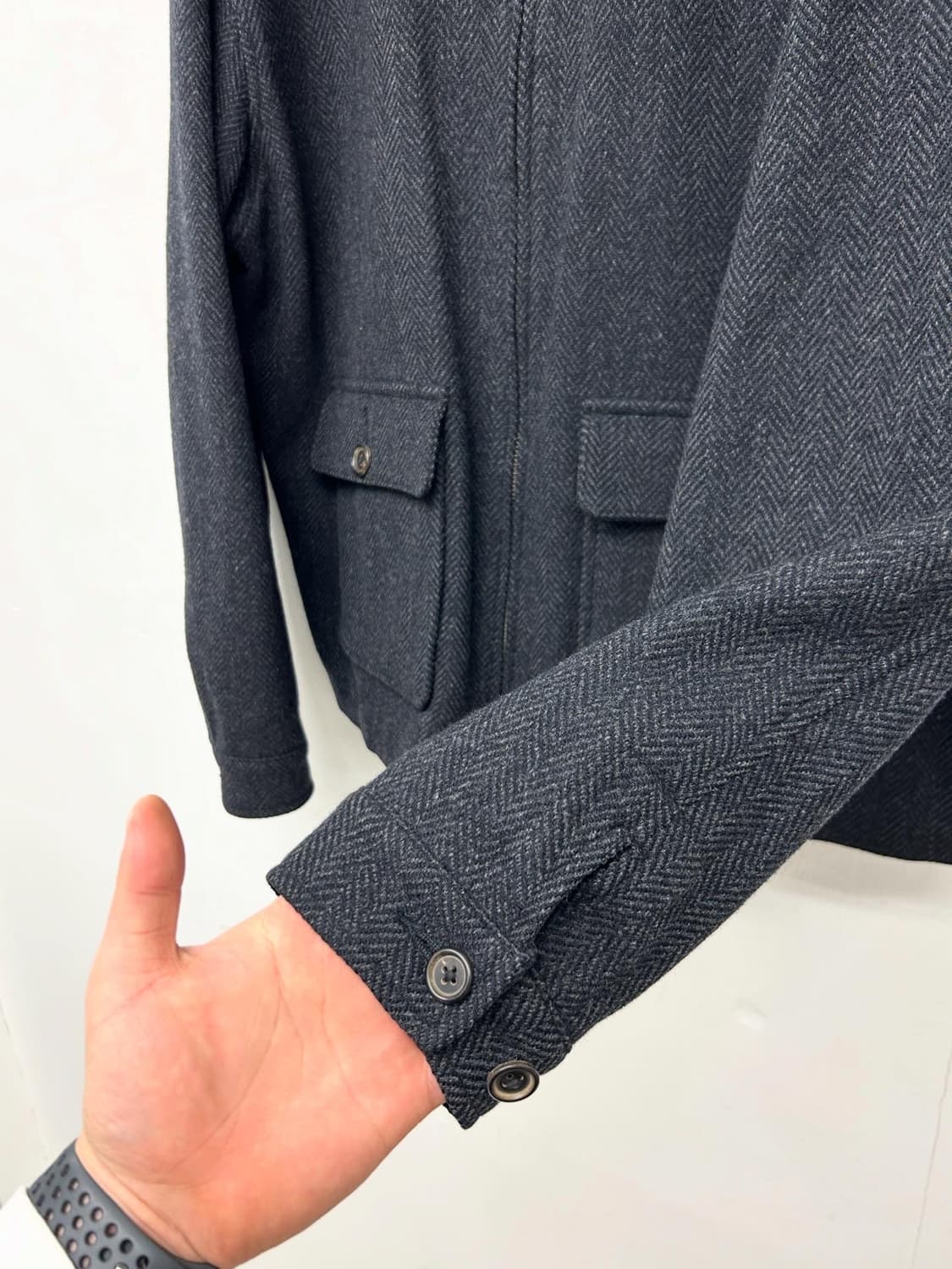 폴로 헤링본 울 자켓 상품이미지4