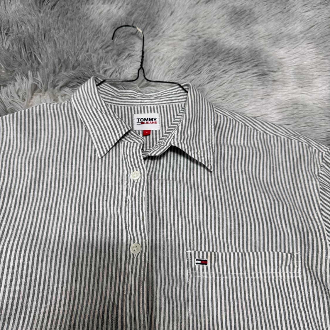 타미 진스 스트라이프셔츠 S사이즈  상품이미지2