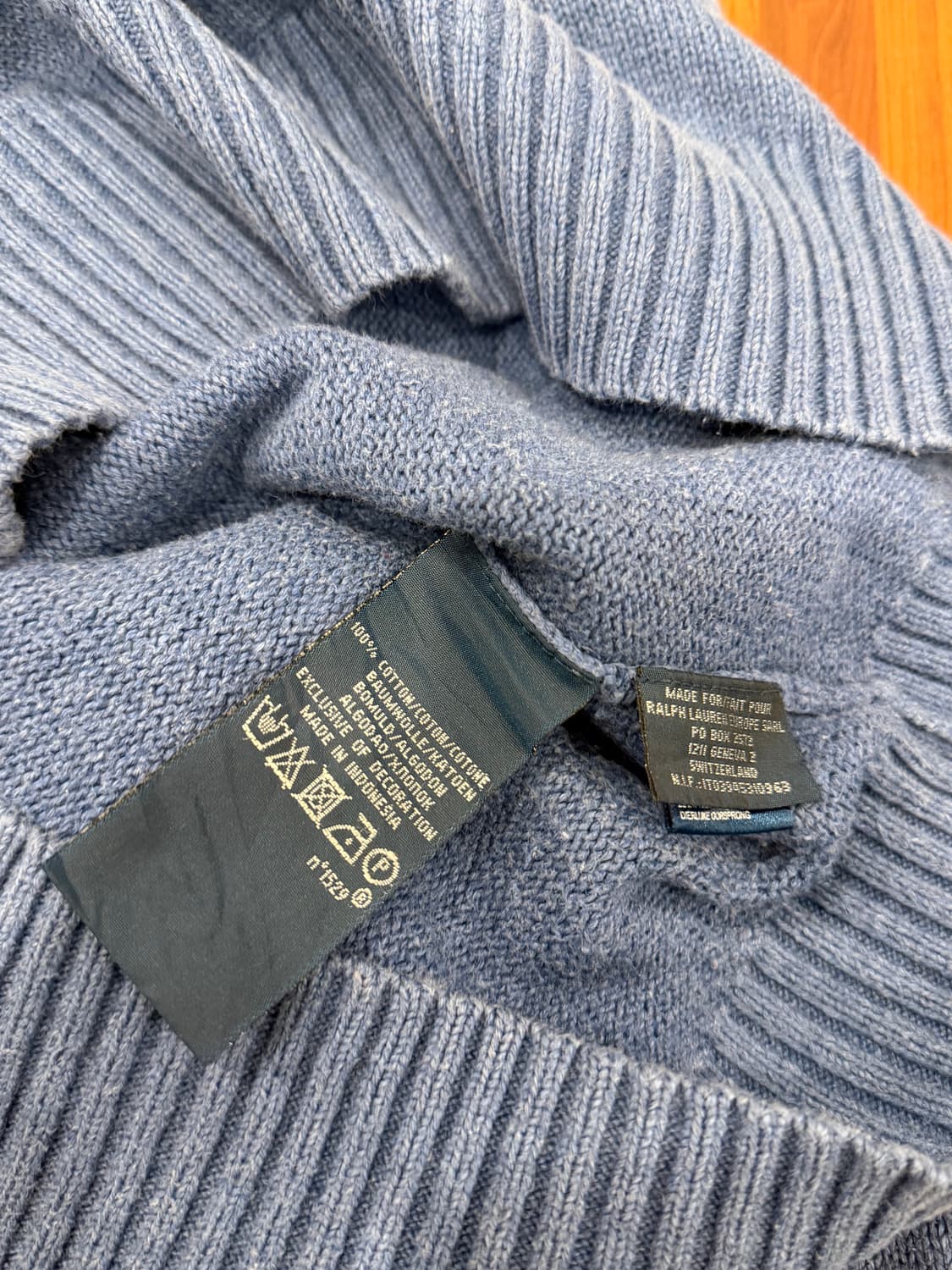 Polo ralph lauren 폴로 랄프로렌 하프넥 버튼 쿼터 니트 상품이미지8