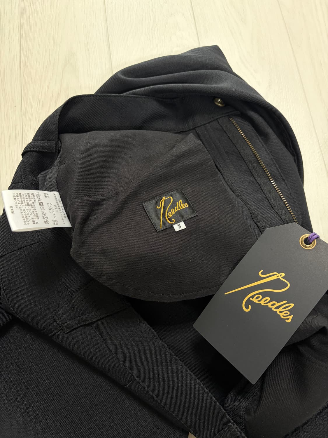 S) 니들스 SS25 폴리 트윌 부츠컷 팬츠 블랙 상품이미지5