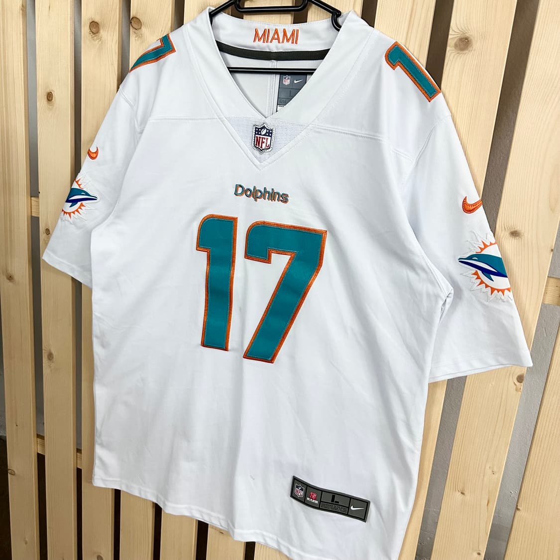 (L) 나이키 NFL 마이애미 돌핀스 제이렌 와들 17 반팔 저지 유니폼 상품이미지3