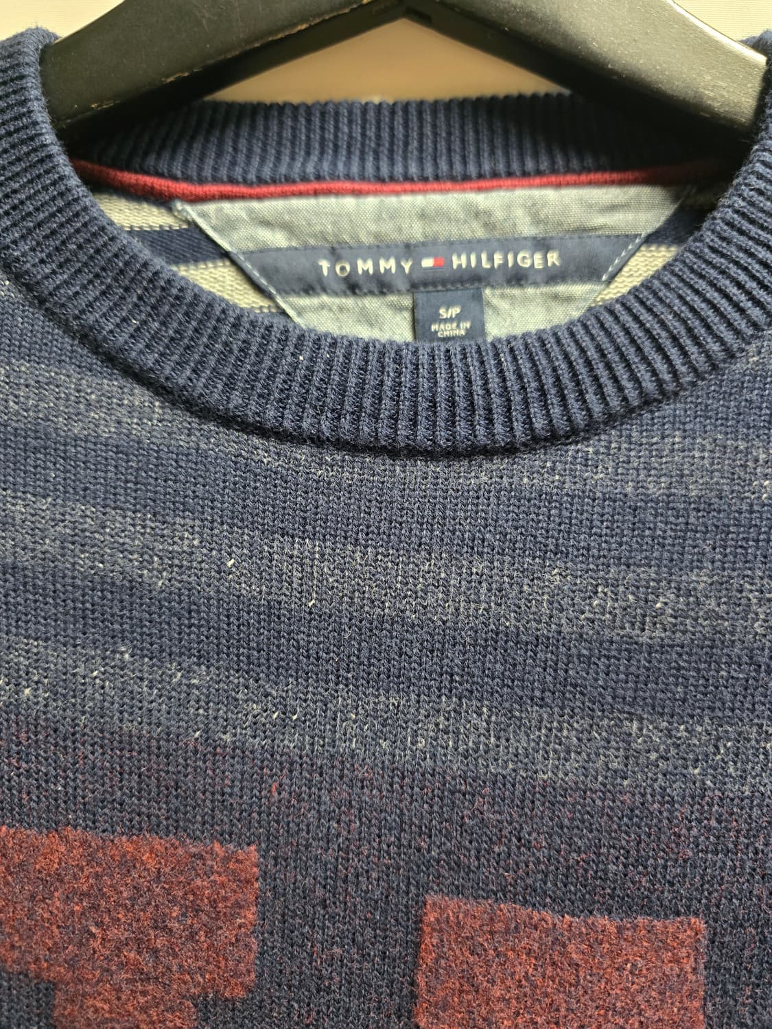 타미힐피거 니트 긴팔티 S(95) 상품이미지3