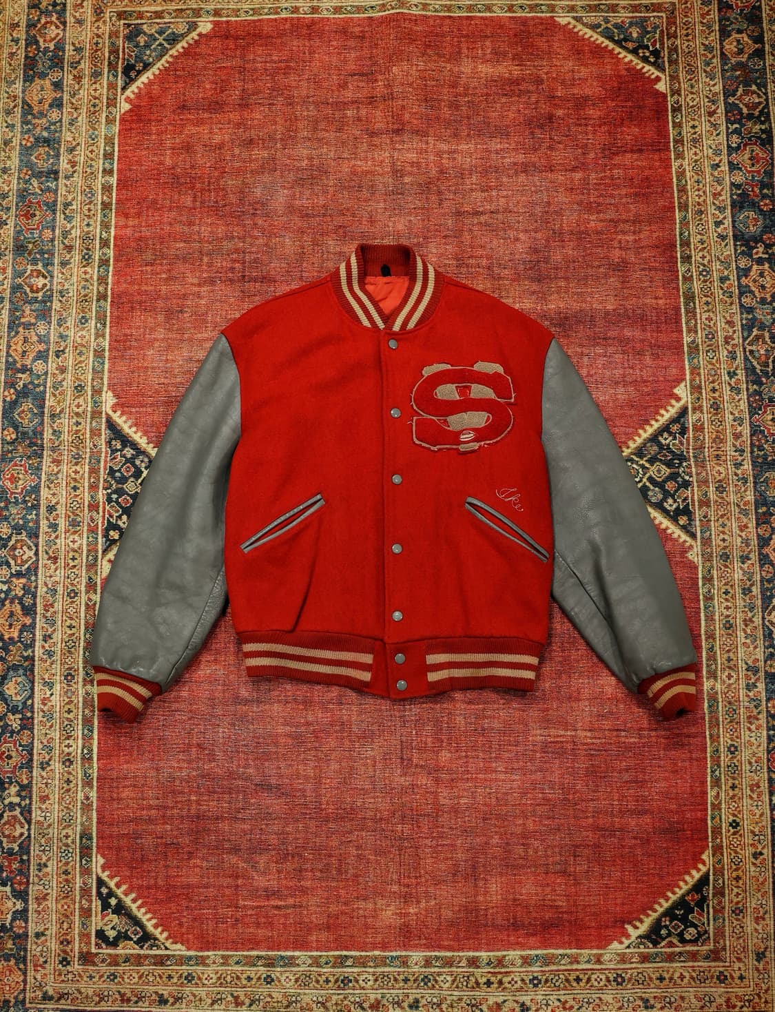 60s 빈티지 버트윈 바시티자켓 판매 상품이미지1