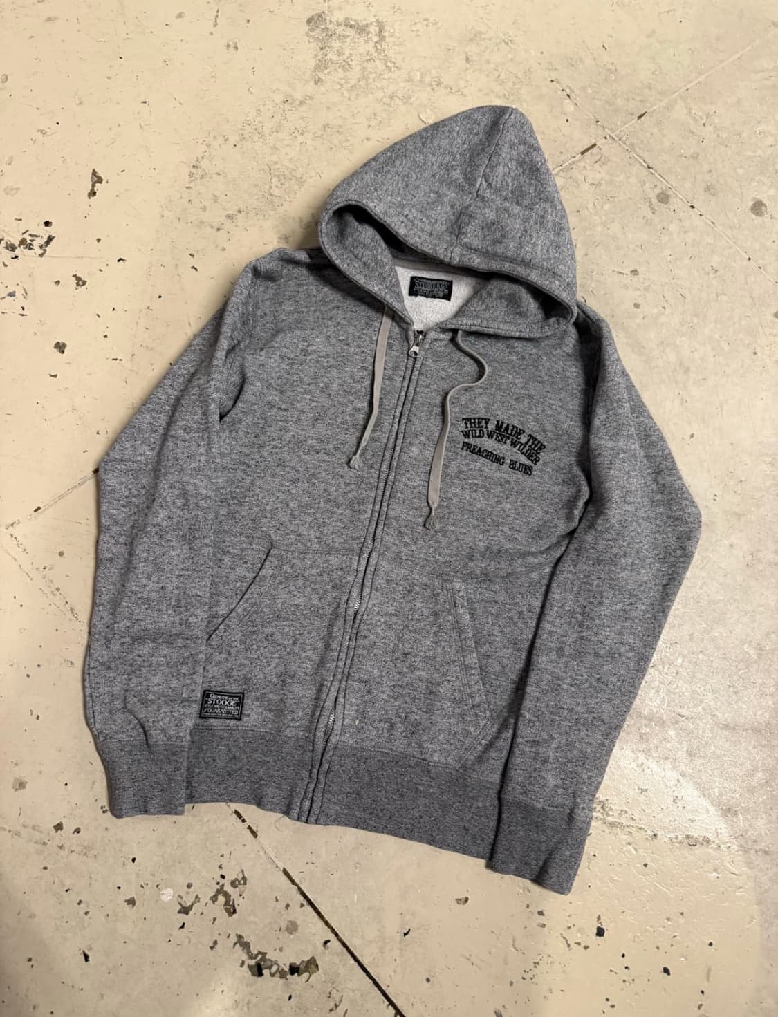 Back sull printing hood zip-up 상품이미지1