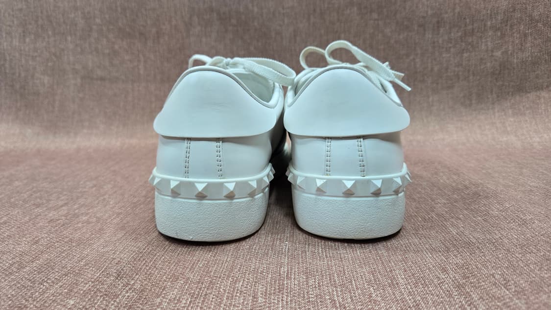 발렌티노 정품 250mm-  화이트 스니커즈 블랙 로고/스화이트 컬러 타 상품이미지5